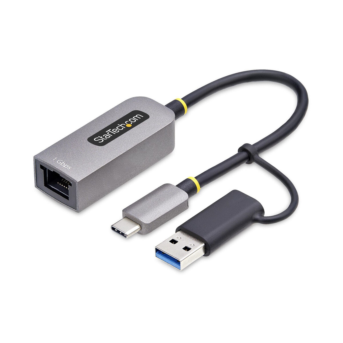 USB Cable Startech C21GA-USB-ETHERNET Сив